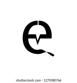 E Logo Vector Stock Vector (Royalty Free) 1279380766 | Shutterstock