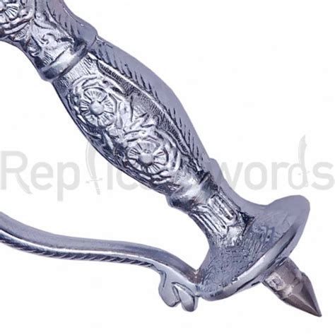 Buy Tipu Sultan Silver Sword - ReplicaSwords.us replicaswords.us