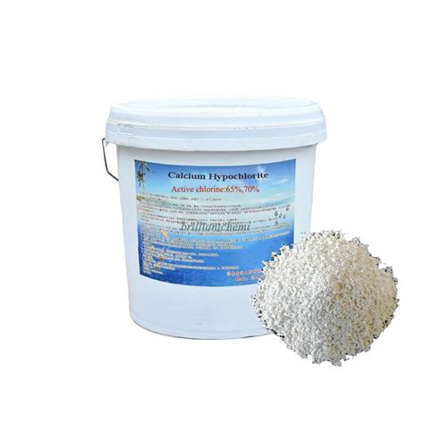 Water Treatment Swimming Pool 65% 70% Granular Calcium Hypochlorite - China Calcium Hypochlorite ...