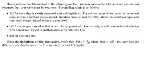 Solved Demonstrate a complete solution to the following | Chegg.com