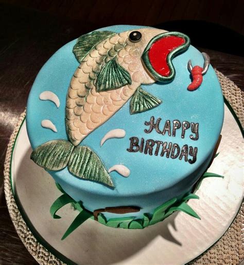 Fish Cake Birthday, Birthday Cake For Him, Themed Birthday Cakes, Birthday Cupcakes, Birthday ...