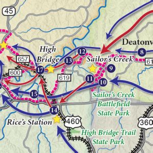 Appomattox Campaign Driving Tour Map | Emerging Civil War