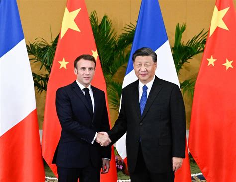 Xi meets French President Macron - China Military