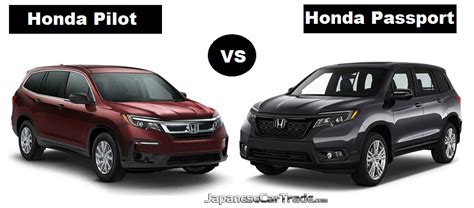 Honda Passport vs Pilot - Car Comparison