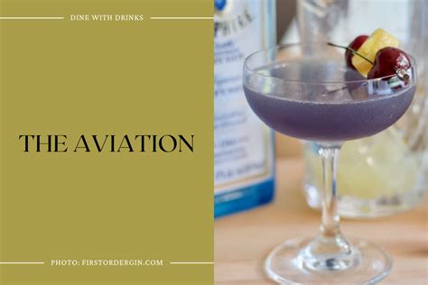 8 Aviation Gin Cocktails to Elevate Your Spirits | DineWithDrinks