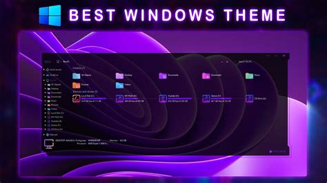 Best Windows 10 Theme Ever | My All Time Favourite Theme - With Transpar... | Best windows ...