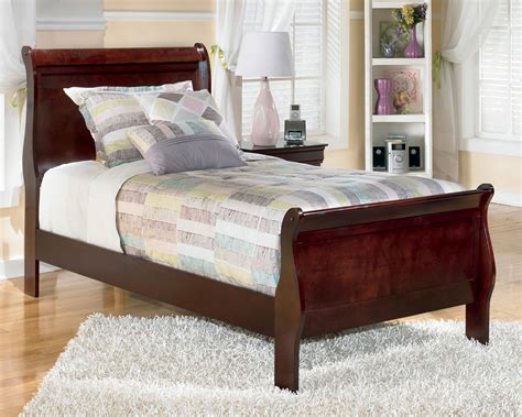 Ashley Signature Design Alisdair 1880376TW Twin Sleigh Bed | Dunk & Bright Furniture | Sleigh Beds