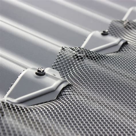 Aluminium Gutter Mesh Gull Grey CGI 10m Kit