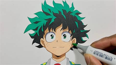 Deku Izuku Midoriya Deku My Hero Academia Drawing Drawing Easy | Images ...