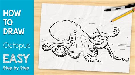 Easy To Draw Octopus