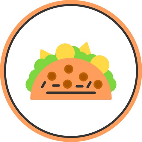 Taco Vector Icon Design 15828347 Vector Art at Vecteezy