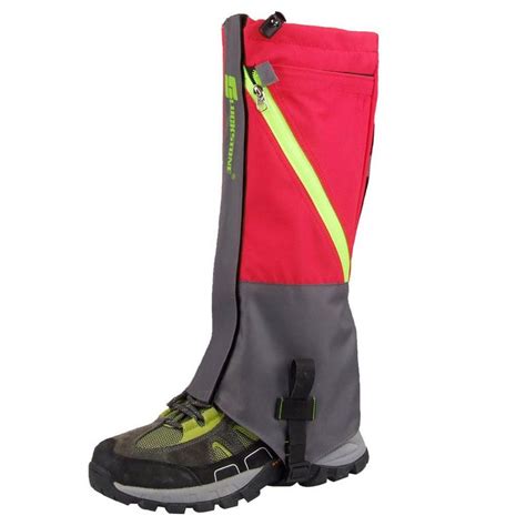 Waterproof Camping, Hiking Snow Leg Gaiters, 2 Layers of protection - 4 ...