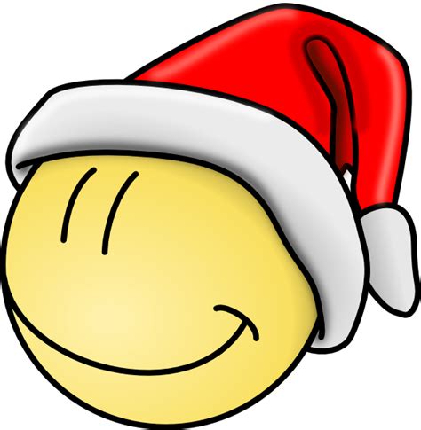 Smiley Santa Face clip art (128863) Free SVG Download / 4 Vector