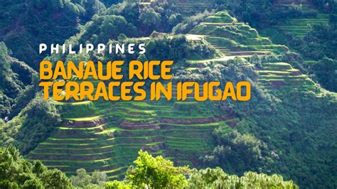 Banaue Rice Terraces in Ifugao