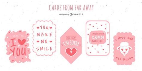 Love Cards Design Pack Vector Download