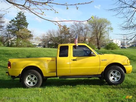 2002 Chrome Yellow Ford Ranger Edge SuperCab 4x4 #7735116 Photo #5 ...