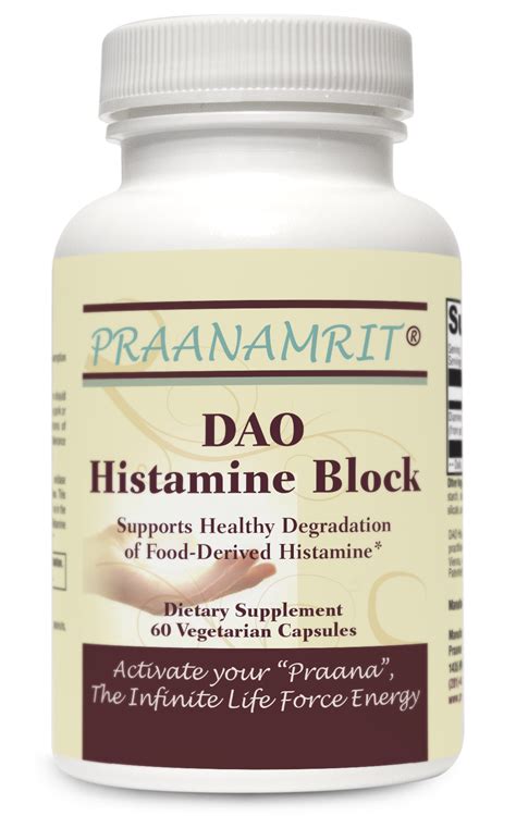 DAO Histamine Block - Praana Integrative & Functional Medicine, PLLC