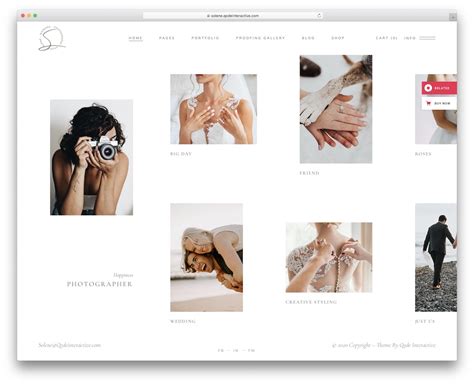 Website Template Photography