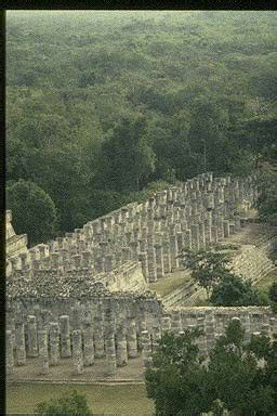 Chichen Itza Temple of the Warriors