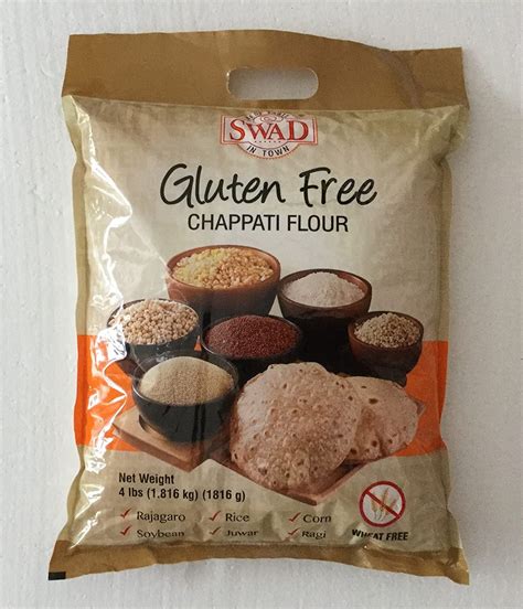 Swad Gluten Free, Wheat Free Multi-Grain Chappati Flour - 4 Lbs., 1.816 Kg - Walmart.com