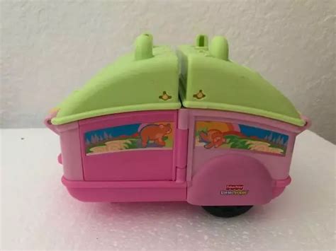FISHER-PRICE LITTLE PEOPLE Camping Adventure Pop Up Camper NO SOUND $11.19 - PicClick