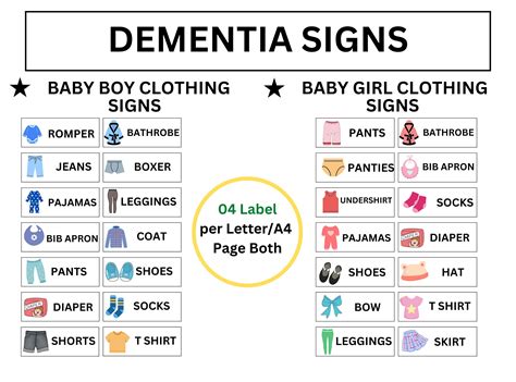 Dementia Signs Dementia Labels Dementia Signage Dementia - Etsy