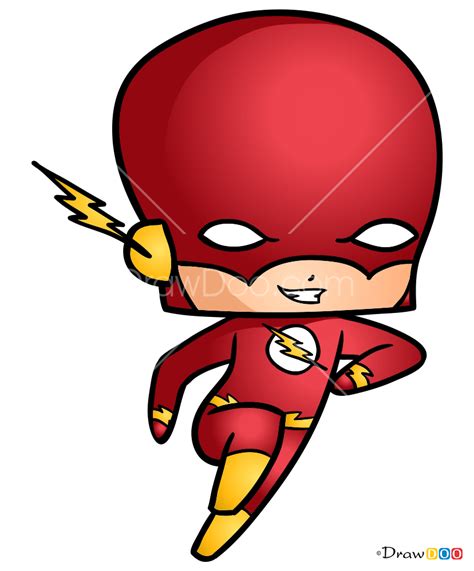 How to Draw Flash, Chibi Superheroes