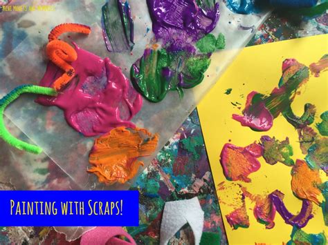 Mini Monets and Mommies: Kids' Painting Art Activities: Without a Brush!