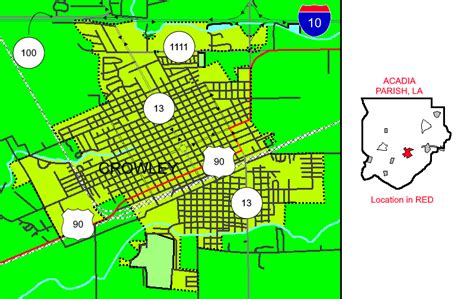 Crowley, LA map by DwightTheMapGuy101 on DeviantArt