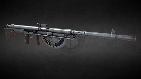 CHAUCHAT Automatic Rifle - Download Free 3D model by Dak Attack ...