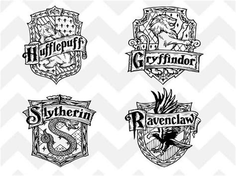 Harry Potter SVG Harry Potter Houses Harry Potter Crest