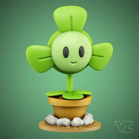 ArtStation - "Blover" Plants vs Zombies 3D Fanart