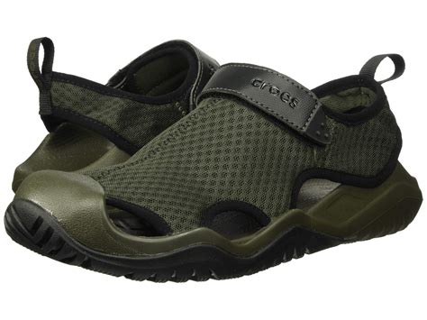 Lyst - Crocs™ Swiftwater Mesh Deck Sandal in Green for Men - Save 15.909090909090907%