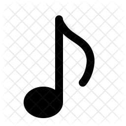 Music tune Icon - Download in Glyph Style