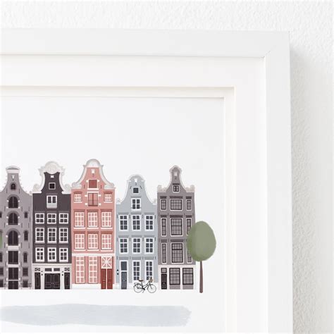 Amsterdam City Print | City prints, Prints, Architecture painting