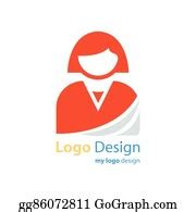 20 Business Avatar Logo Orange Color Clip Art | Royalty Free - GoGraph