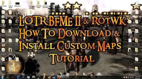 LOTR BFME 2: How to Download & Install Custom Maps - YouTube