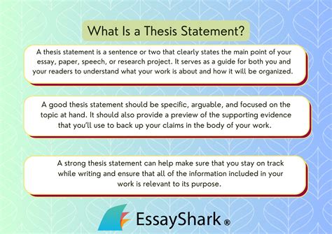 How to Write a Thesis Statement: Examples & Rules