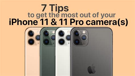 7 Tips to get the most from your iPhone 11 & iPhone 11 Pro camera(s) - YouTube