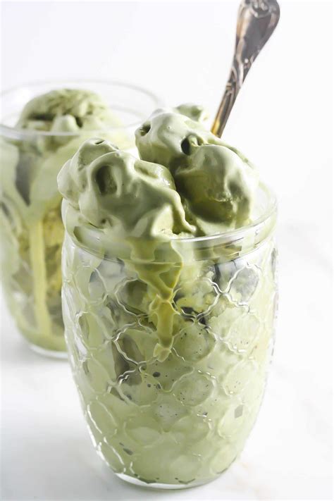 Matcha Coconut Ice Cream {4 Ingredients, No Churn, Vegan, Dairy-Free, Gluten-Free}