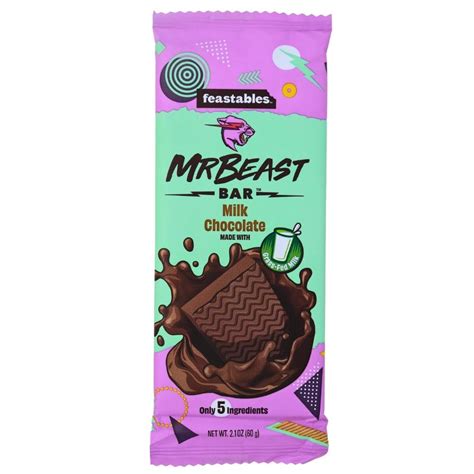 Mr Beast Milk Chocolate - 60g | Candy Funhouse US