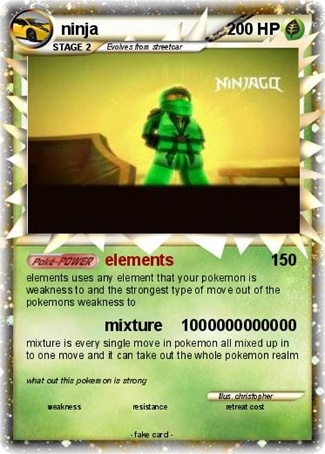 Pokémon ninja 1412 1412 - elements - My Pokemon Card