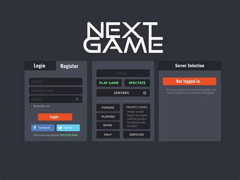 Design a html5 game menu (1 page) | Freelancer