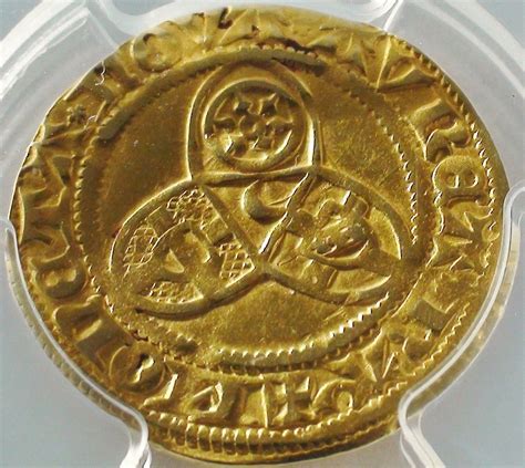 Dated 1436-49 AD Germany medieval Europe, rare gold coin of the middle ages Authenticated and ...