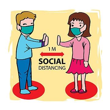 Social Distancing PNG Transparent Images Free Download | Vector Files | Pngtree