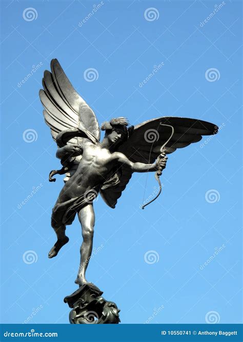 Eros Statue In Piccadilly Circus London Royalty-Free Stock Photography ...