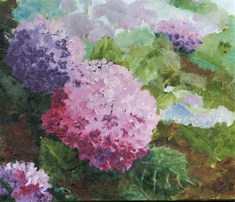 Pink Hydrangea Painting by Christina Maassen - Fine Art America