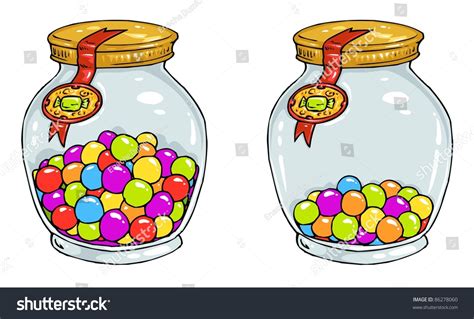 Objects Cartoon Candy Jar 库存矢量图（免版税）86278060 | Shutterstock