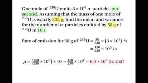 Poisson Distribution: Mean & Variance - YouTube