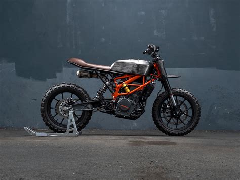 SON OF A GUN. Colt Wrangler’s KTM 390 Duke Scrambler - Pipeburn